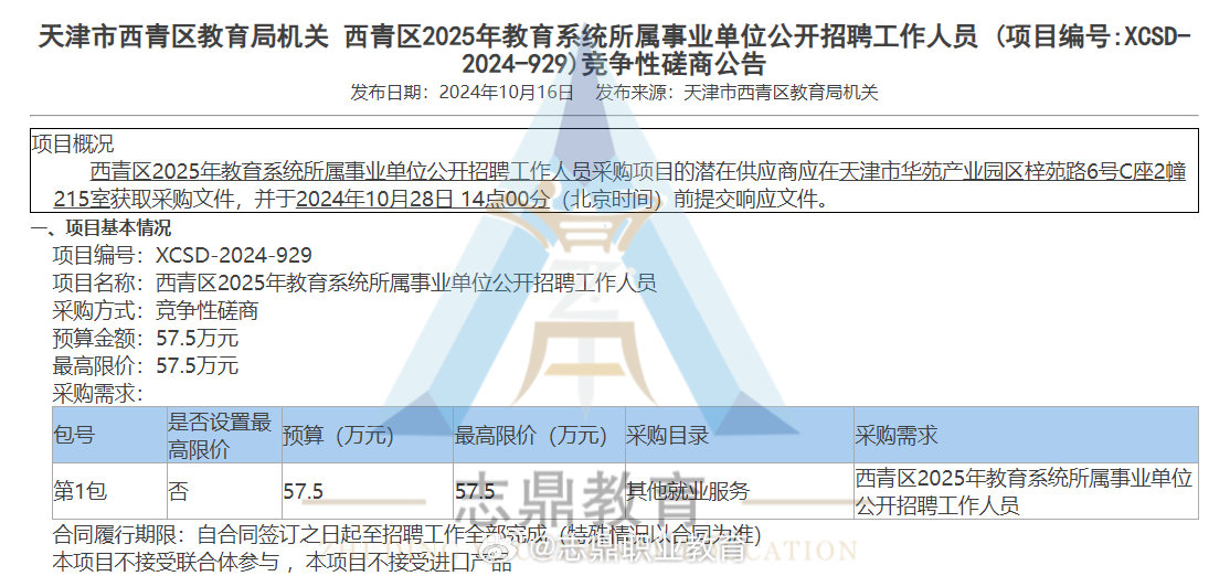 西青區(qū)特殊教育事業(yè)單位等最新招聘信息