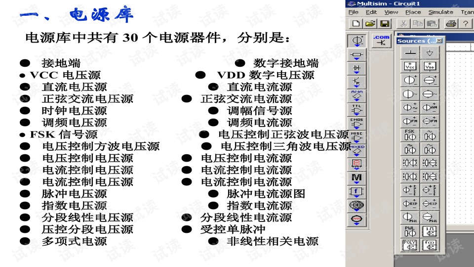 multisim 最新元件庫